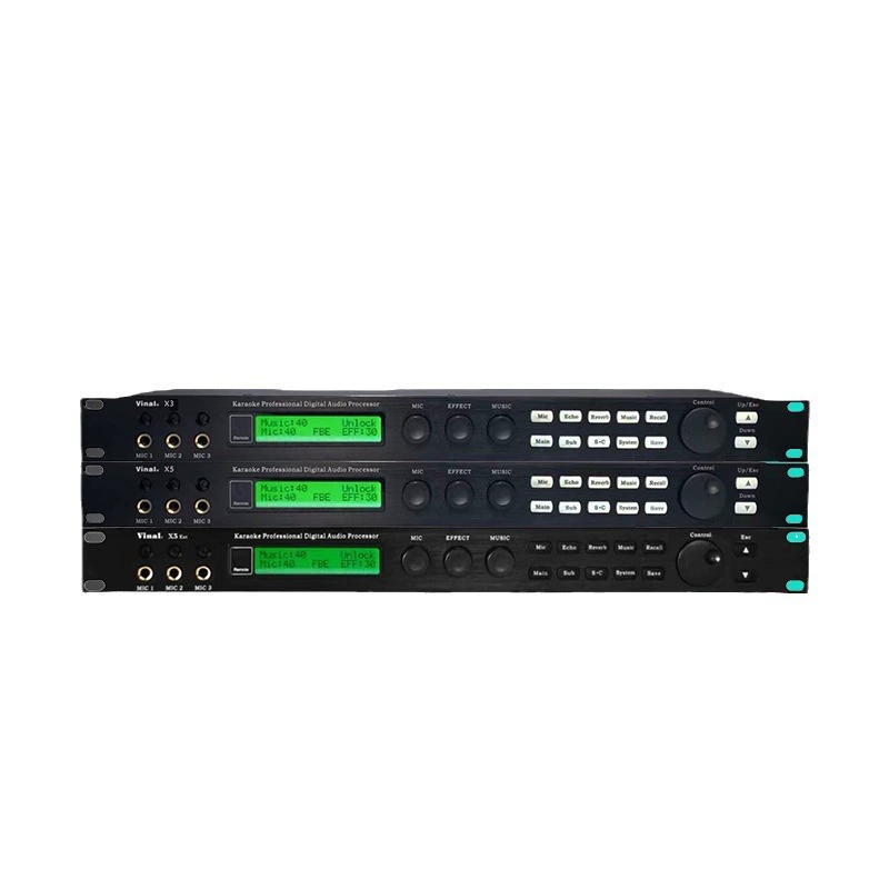 韵乐 VINAL X3 KTV karaoke front effector numeral numerals and anti -scream audio processor audio sound