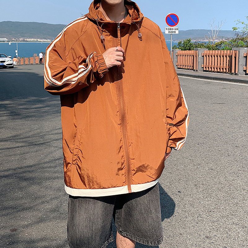 7706 카라멜 컬러 자외선 차단 의류