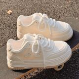 Детская весенняя белая обувь, низкие кроссовки, повседневная обувь для мальчиков