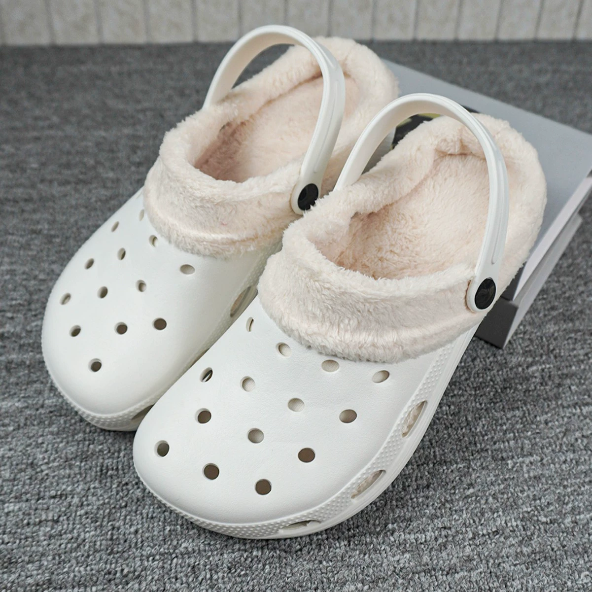 Трансграничная бархатная обувь для родителей и детей зимняя мода и отдых