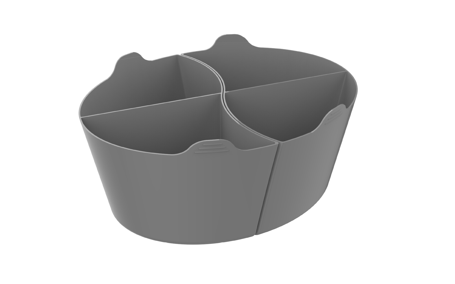 하나의 회색에 6QT 4 개