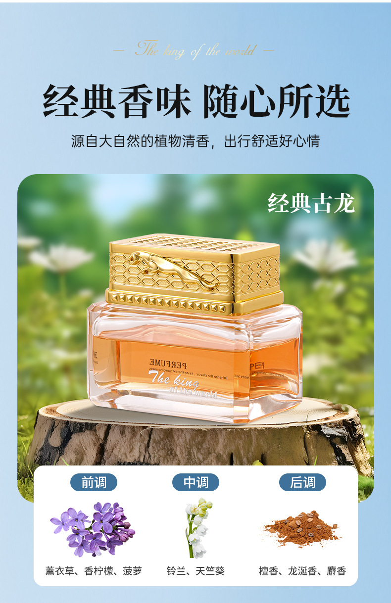 Gardenia Car Aromatherapy Women's Perfume Long-Lasting Light Fragrance Douyin Internet Celebrity Hot Style Fresh and Natural Cross-Border Wholesale