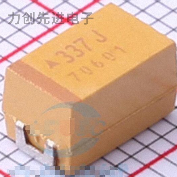 TPSE337K006R0100 参数 330uF(337) ±10% 6.3V 钽电容