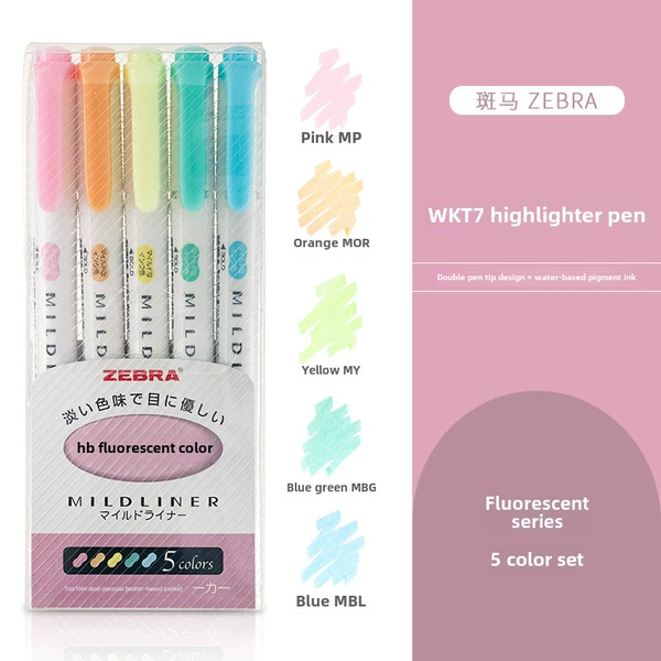 Fluorescence set, 5 colors