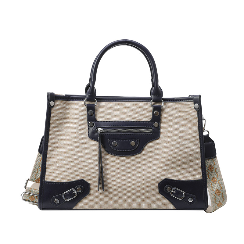 Bolsa de hombro retro remachado lujoso ligero versátil Volkswagen gran capacidad bolso de mano caliente locomotora cool mochila