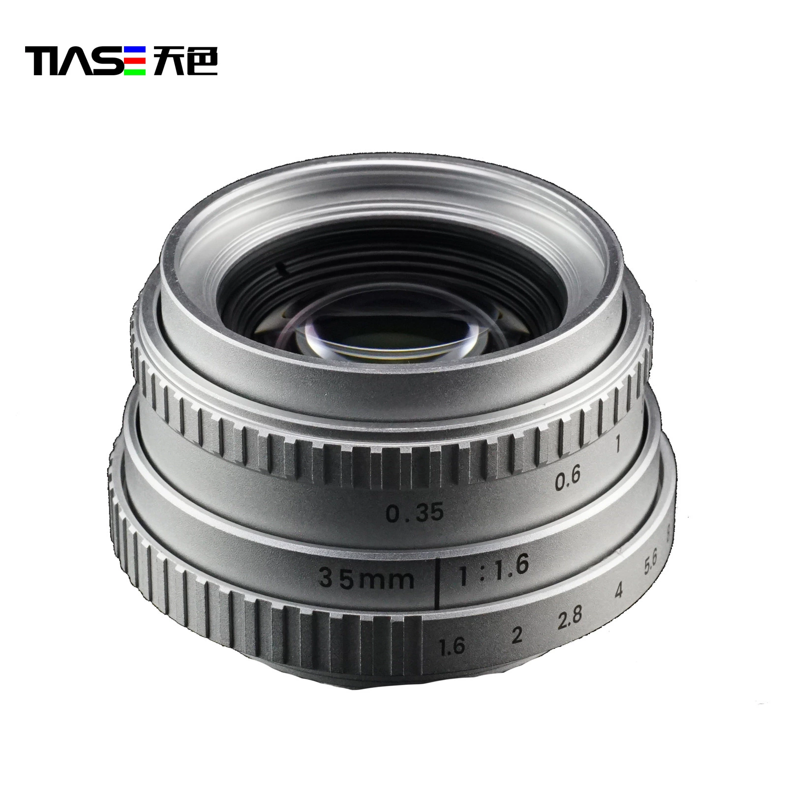 Полурамка Tianse, 35 мм, порт C с ручной фокусировкой, простая версия, беззеркальный цифровой объектив F1.6, подходящий для Panasonic