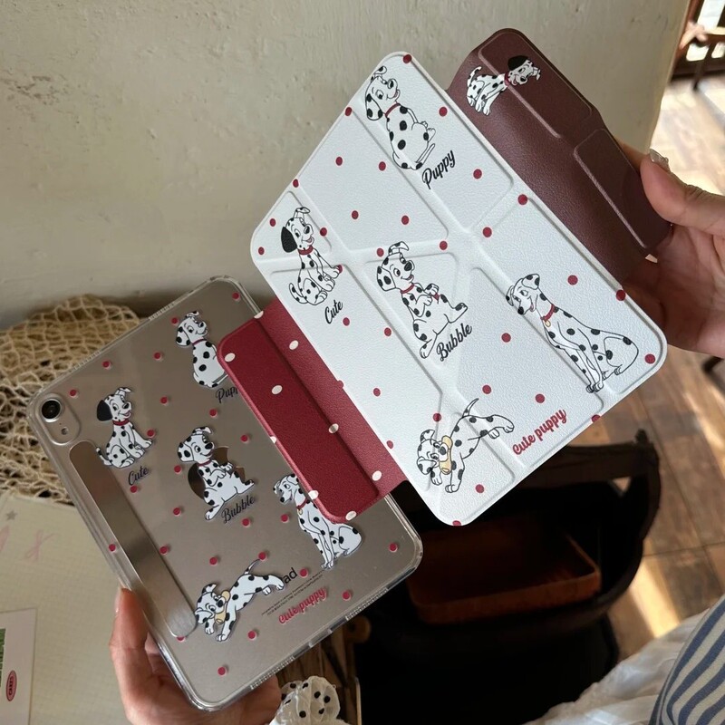 Ins Cute Dalmatian iPad Air Tablet Protective Cover Pro Side Suction Separation 10Th Generation Y Fold Mini Cartoon 11inch