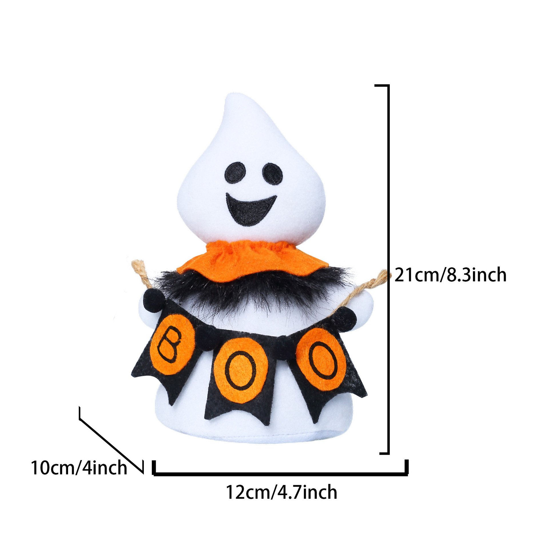 Nuevos productos transfronterizos Halloween fantasma blanco muñeca sin cara muñeca gnomo decoración decoración Rudolph goblin muñeca
