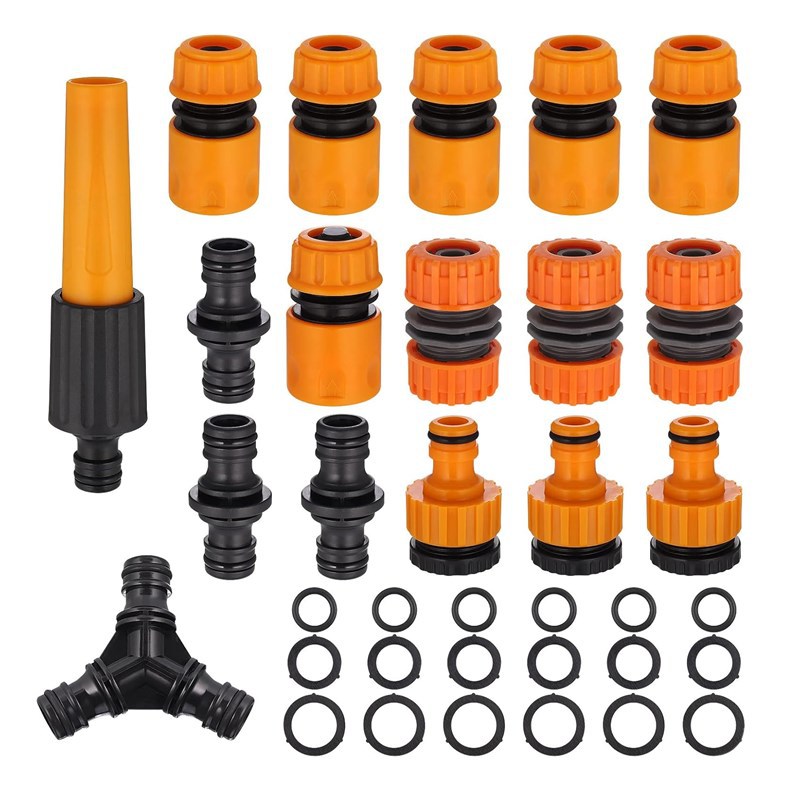 Conector de tubería de agua del jardín traje conector de manguera de jardín del hogar grifo de agua conexión rápida conector de lavado de coches recto