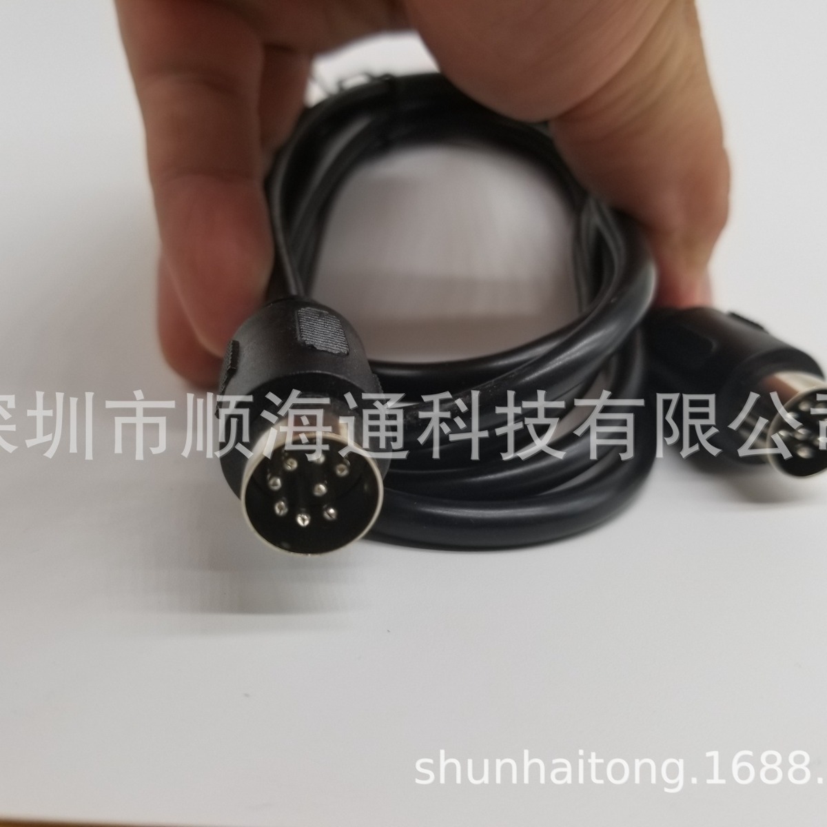 厂家供应大DIN8P公对公连接线，大DIN5P转接线，MIDI转接线