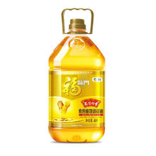 福臨花生特香食用植物調和油4L 含6%小榨炒香花生油