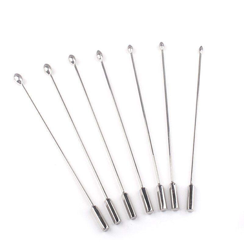 Stainless Steel Urethral Dilator Stick, 23 cm Long Metal Horse Eye Wand, Manual Male Sound — detail image 5