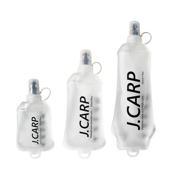 J.CARP Outdoor Sports Cycling Mountaineering Kettle Marathon Running Soft Water Bottle BPA Free Collapsible Water Bag