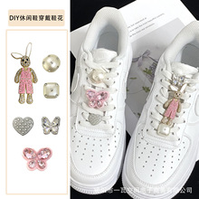 跨境热销休闲板鞋diy装饰品花扣配饰可拆卸运动跑鞋穿戴鞋扣配件