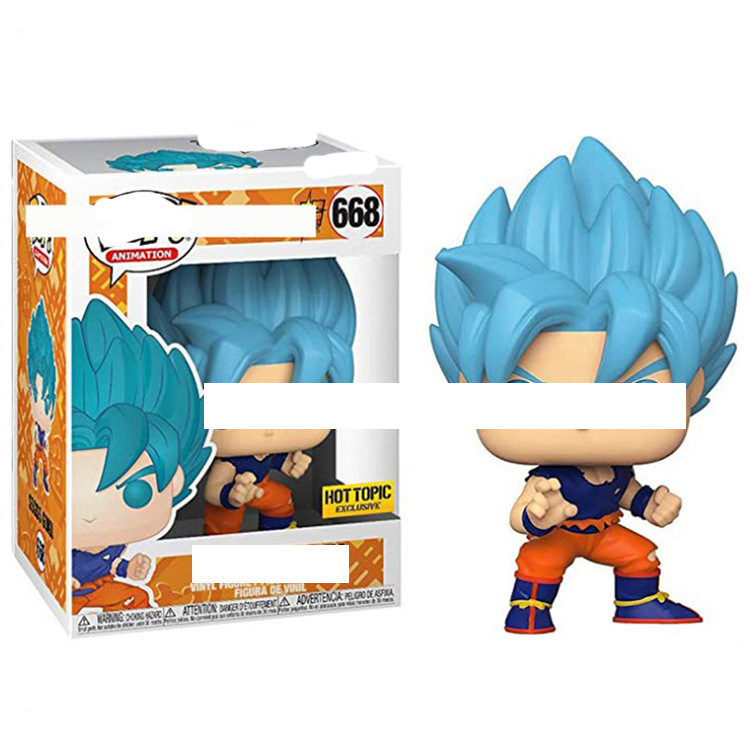Pop Dragon Ball Super Sun Wukong Vegeta Birus Muñeca Modelo de Muñeca Hecha a mano Siete Dragon Ball Z