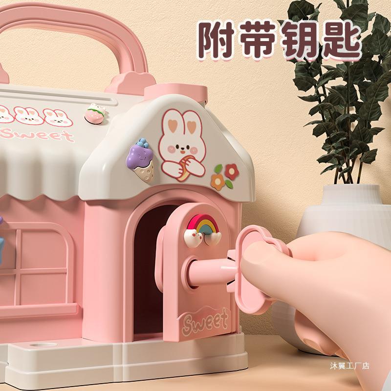 돼지 저금통 장난감 소녀 65 어린이 2024 7 새로운 9 남자 8 12 세 어린이 3 세 10 생일 선물 그물 가방