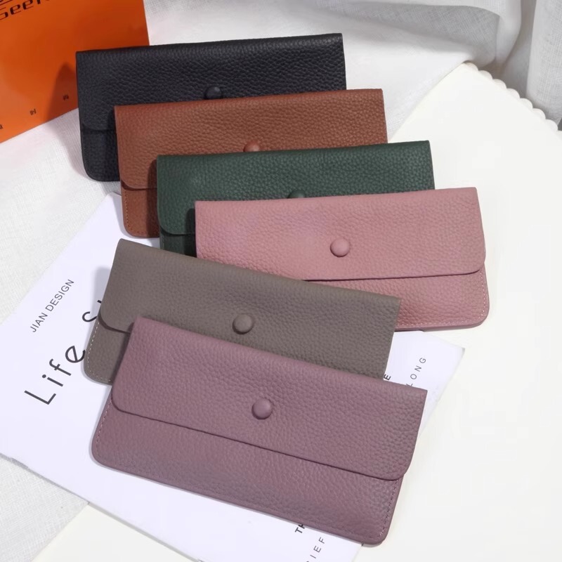 High-End Textured Wallet for Women, Long Style, New Niche Design, Simple Ins-Style, Thin Leather Wallet for Phone and Money High-End Textured Wallet for Women, Long Style, New Niche Design, Simple Ins-Style, Thin Leather Wallet for Phone and Money