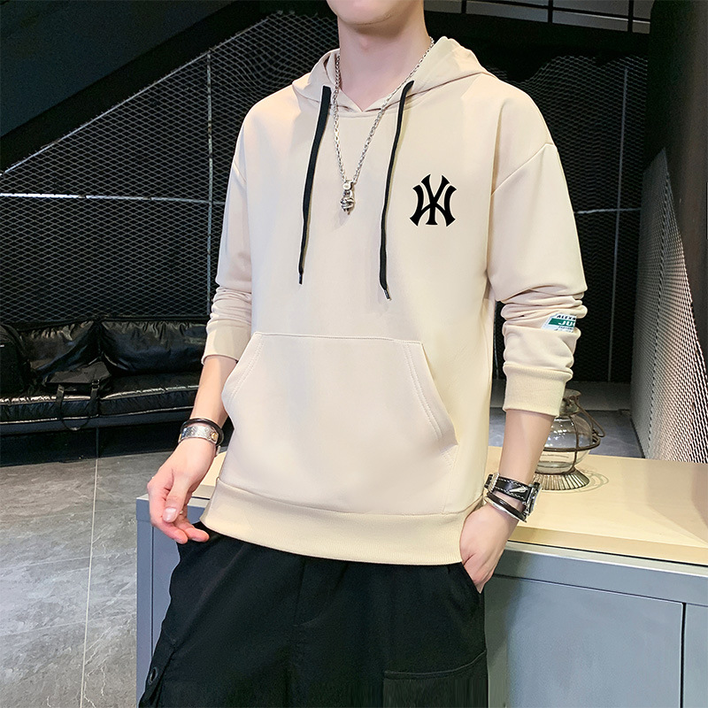 Spring and autumn season Sweater leisure time Korean Edition Trend new pattern Versatile Autumn Long sleeve Hooded motion handsome men's wear
