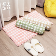 超纤提花进门地垫 吸水百搭ins风脚垫 少女暖系客厅卧室床边垫