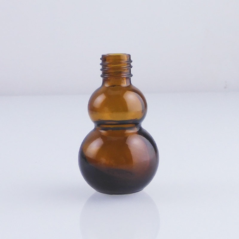 现货直供10ml30ml茶色双葫芦瓶棕色避光原液精华液滴管瓶精油瓶|undefined