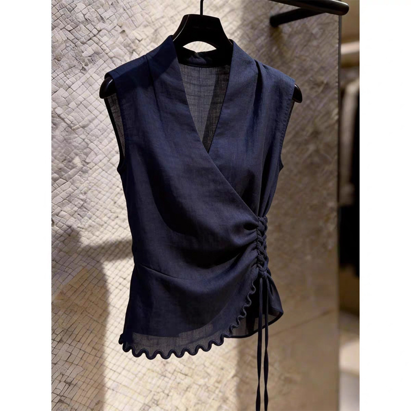 Chic, Unique, and Super Stylish Tops with a High-End Feel, 2026 Summer New Design, Niche Style, Casual Women's Clothing Chic, Unique, and Super Stylish Tops with a High-End Feel, 2026 Summer New Design, Niche Style, Casual Women's Clothing