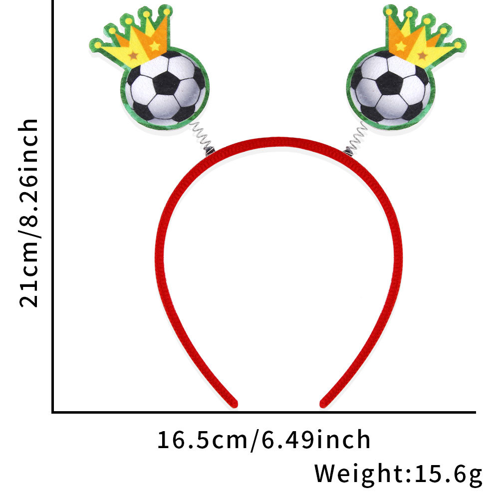 Diademas de Fútbol Estilo Nuevo para la Copa Mundial, Estilo Americano, Canadiense y Mexicano, Accesorios para Animar, Decoración para Fiestas Temáticas de Fútbol