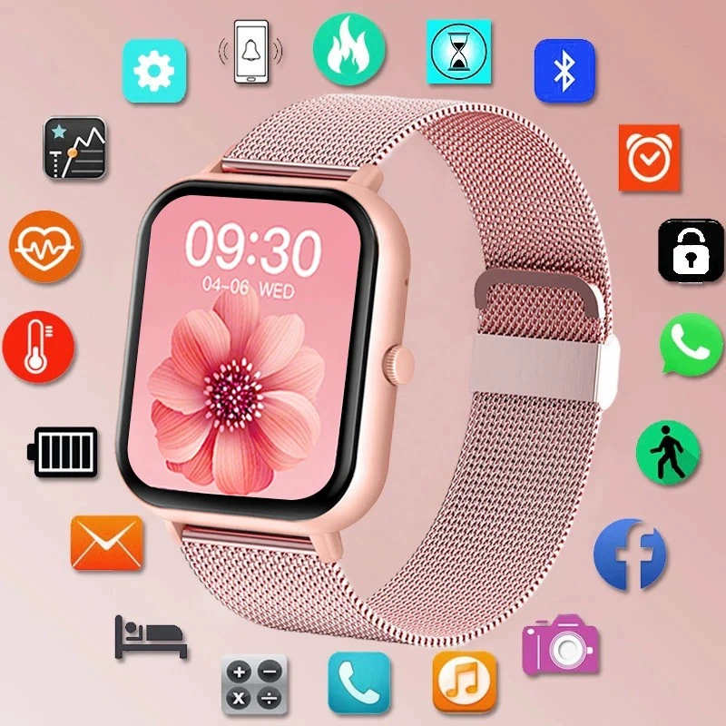 Смарт‑часы ZL54C, AI‑голосовой помощник, Bluetooth‑звонки, спортивный режим
