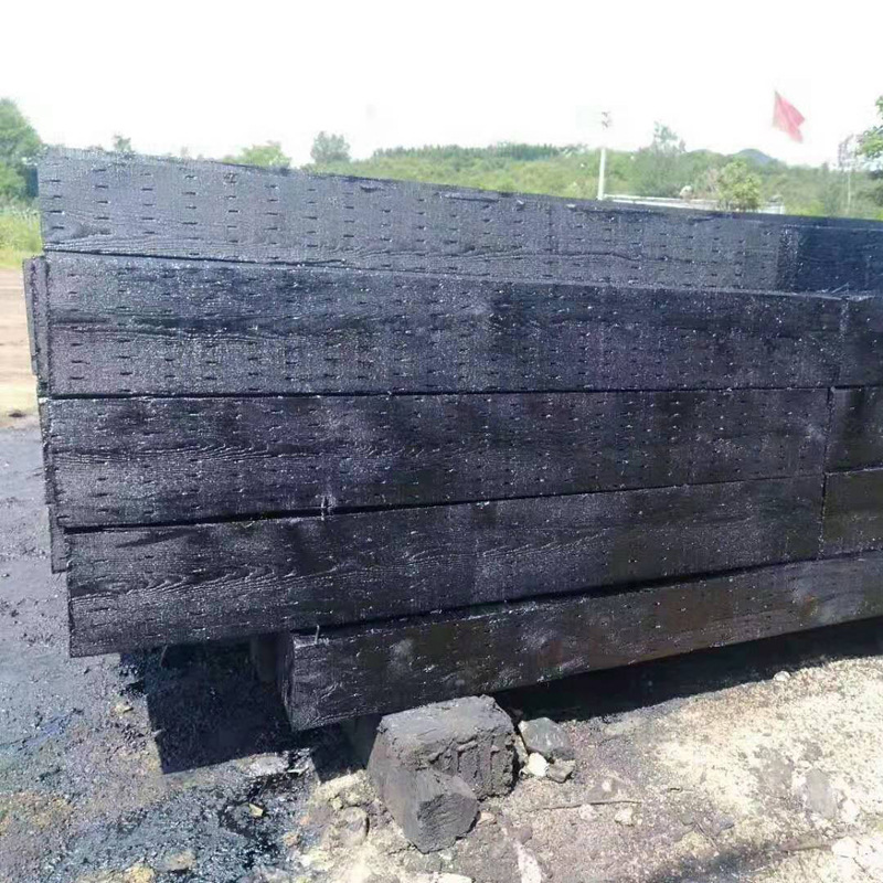 松木油浸枕木矿用轨枕桥梁枕木轨道岔枕防腐垫木注油一类二类普枕-阿里巴巴