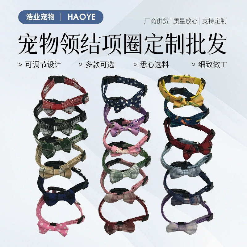 Милый британский двухсекционный ошейник для кошек с бантом, милый клетчатый ошейник для кошек, аксессуары для домашних собак