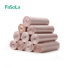 FaSoLa Home Metal Color Breakpoint Style Trash Bags, Handheld Backless Trash Bags, Creative Cord-Hanging Trash Bags