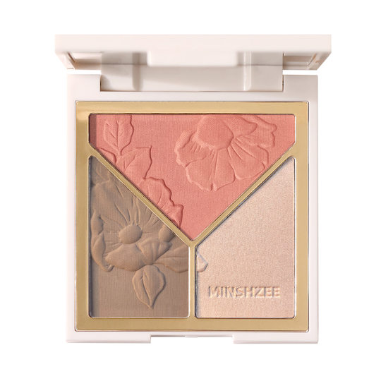 Ming Xizhi Highlighting and Contouring Palette Glitter Matte Shadow Blush Highlighting Concealer and Contouring All-In-One Palette Cross-Border
