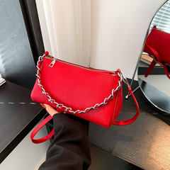 手提包2023新款時尚單肩斜挎鏈條手提小方包包女包支持大量混批發