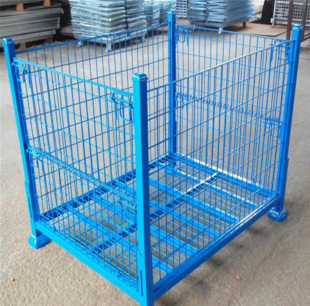 Folding Storage Cage Storage Cage Warehouse Cage Iron Frame Turnover Box Storage Cage Butterfly Cage Logistics Turnover Frame Iron Frame