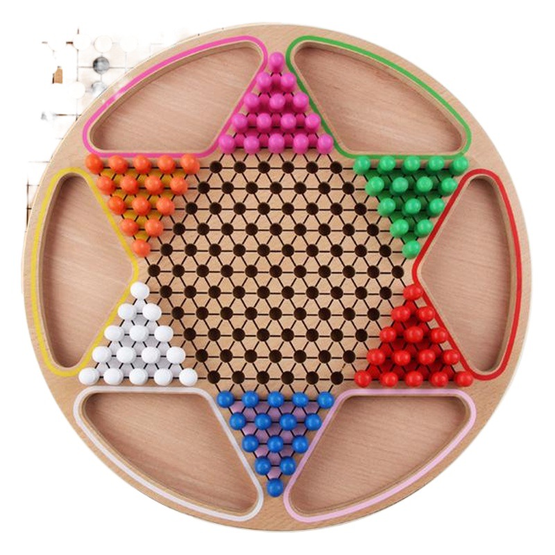 Oversized gobang volando ajedrez de madera dos-in-one damas juego de mesa educativo para niños juego de mesa juguete al por mayor