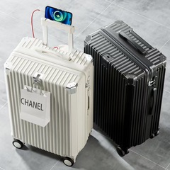 多機能 28 落下防止スーツケース工場女性トロリーケース 20inch インチ厚みのある大容量パスワードボックス