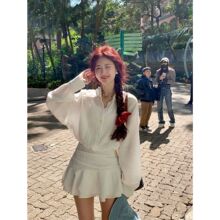 连体衬衣裙新款设计衬衫连衣裙法式气质衬衣显瘦裙子一件包邮