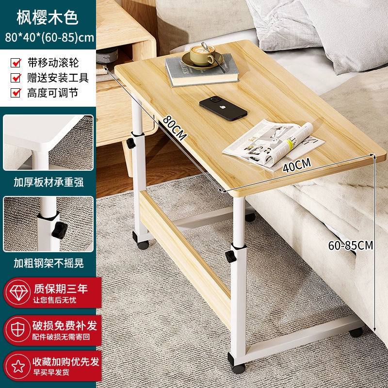 Mesa de cama elevadora móvil dormitorio de estudiantes mesa de estudio escritorio escritorio de escritorio escritorio de escritorio dormitorio escritorio de computadora pequeña mesa