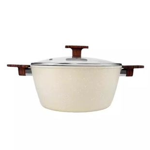 Xj33Bt Double-Ear Soup Pot Set with Lid Household Non-Stick Frying Pan Instant Noodle Pot Breakfast Omelette Pot Baby Food Supplement