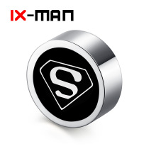 不锈钢双面磁铁吸铁耳钉 S超人卍字笑脸生化危机潮男耳饰免耳洞