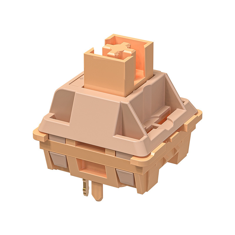 Plata tallada haixia eje / eje de hoja de madera WGA párrafo eje lineal teclado mecánico cuerpo de eje alargado eje hifi mahjong sonido