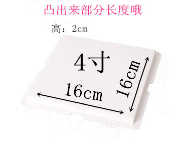 Cake Box al por mayor 4 6 8 10 12 14 16 pulgadas soporte base mirando puede ser impreso nombre de la tienda El logotipo se puede cortar muestra