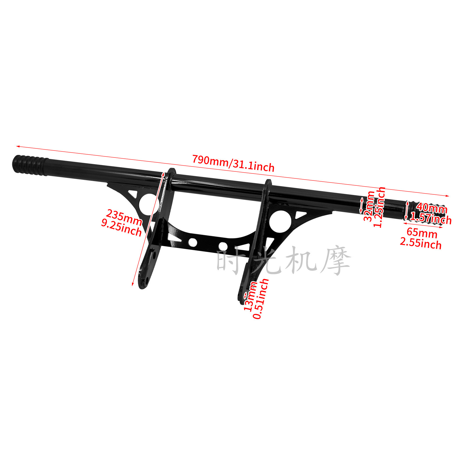 Harley Soft-tailed street Bull Horizontal Bar Breaker Luwei st Fat Boy Heirator ds Critical One-word Bumper