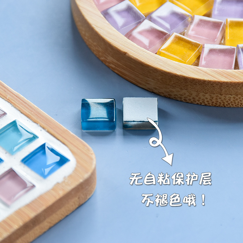 1200 カラークリスタルガラスモザイク手作り diy 子供のクリエイティブアートアートエリア絵画材料|undefined