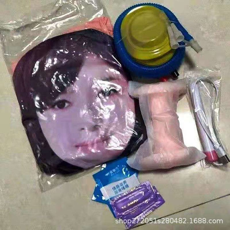 Painted leather inflatable doll adult sex products wholesale men's painted leather inflatable doll a generation of hair