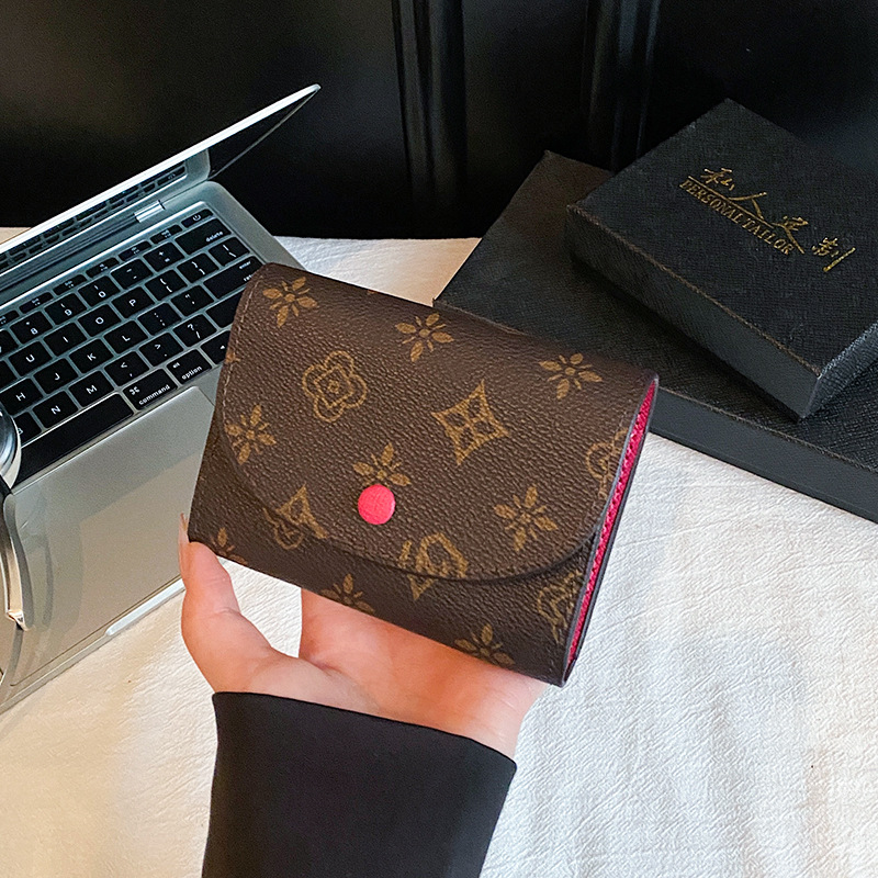 Modische Geldbörse Und Clutch Mit Buntem Print Design_voghion.com