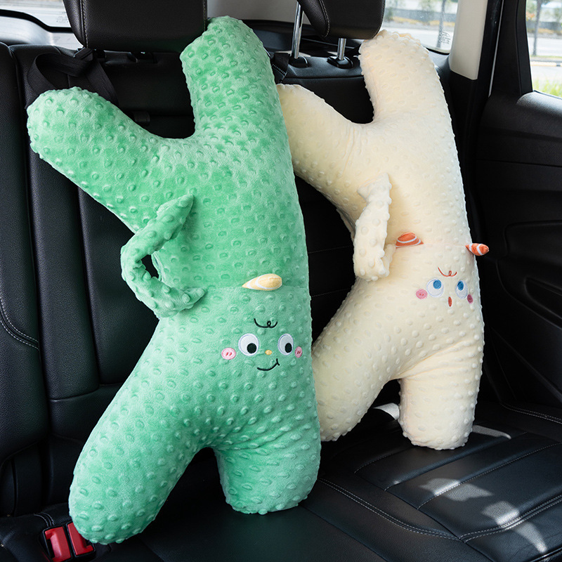 Verano almohada de seda de hielo para dormir niñas dormitorio de estudiantes dormitorio almohada de pierna para niños almohada de tira larga