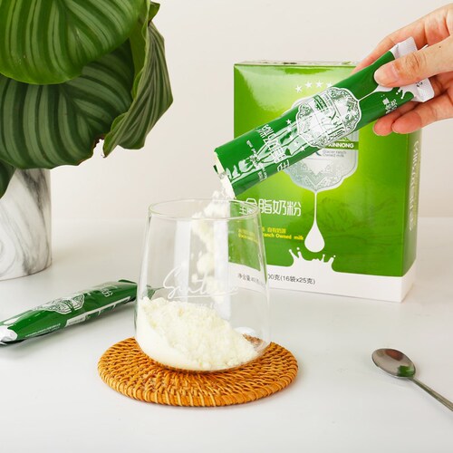 Xinnong milk powder 400g (25g*16 bags) adult full-fat high-quality Xinjiang milk powder student nutritional breakfast milk