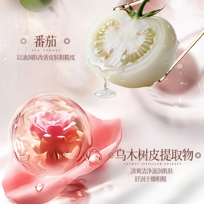 Nuevo producto explosivo SXCS tomate blanco ácido de fruta aceite de baño humectante suave limpio y duradero fragancia refrescante fabricante