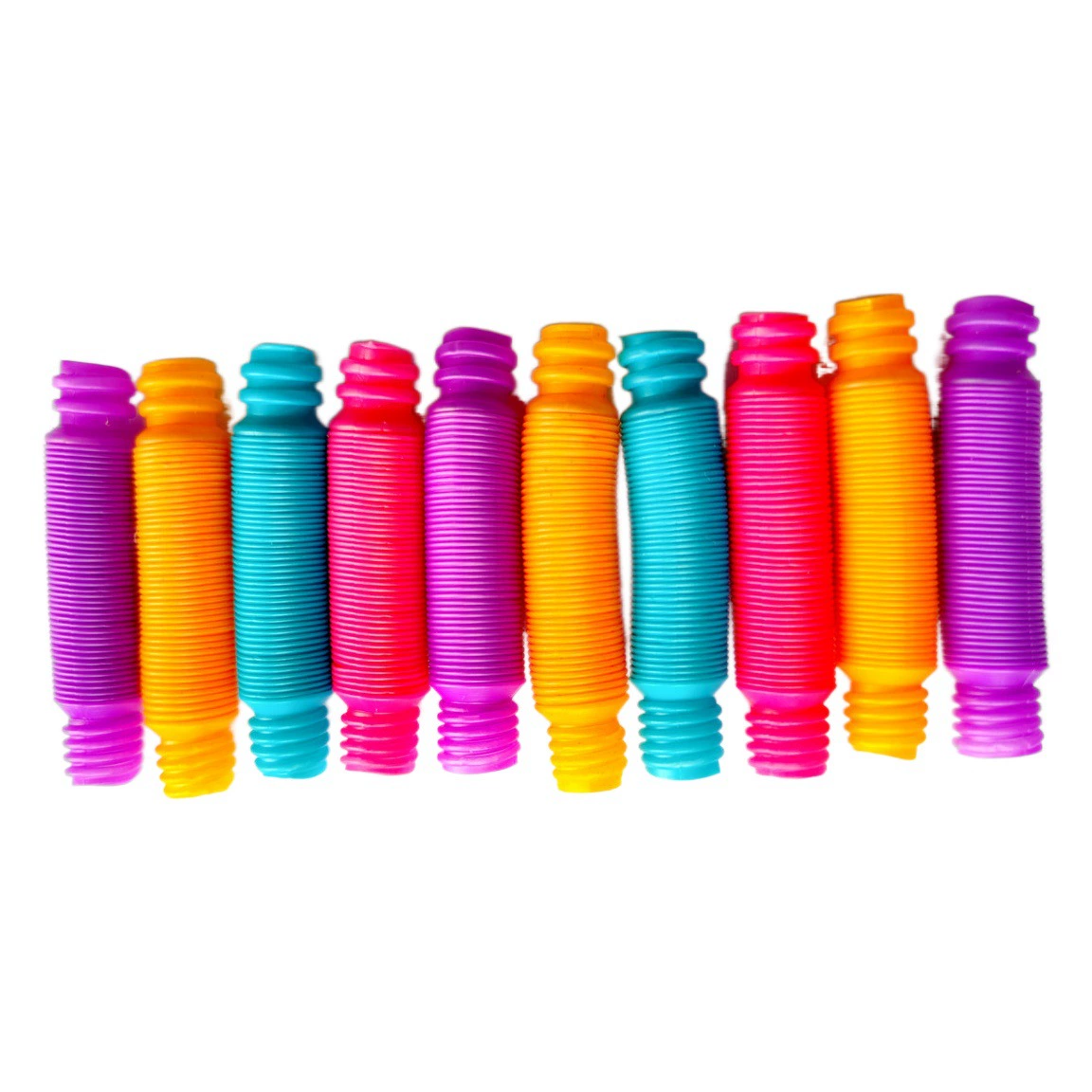 Трансграничная поп-трубка, красочная телескопическая трубка, аксессуары для игрушек, оптовая продажа, 13 мм гофрированная трубка, головоломка, декомпрессия, производитель, прямая поставка