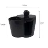 Black plastic cover